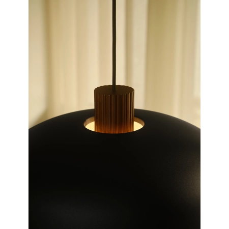 Lampa wisząca do kuchni czarna E27 metalowa Aurelio NO2520103003 - Design for The People